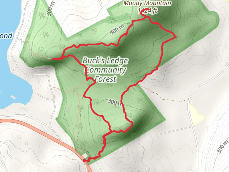 Moody Mountain Loop from Main Street