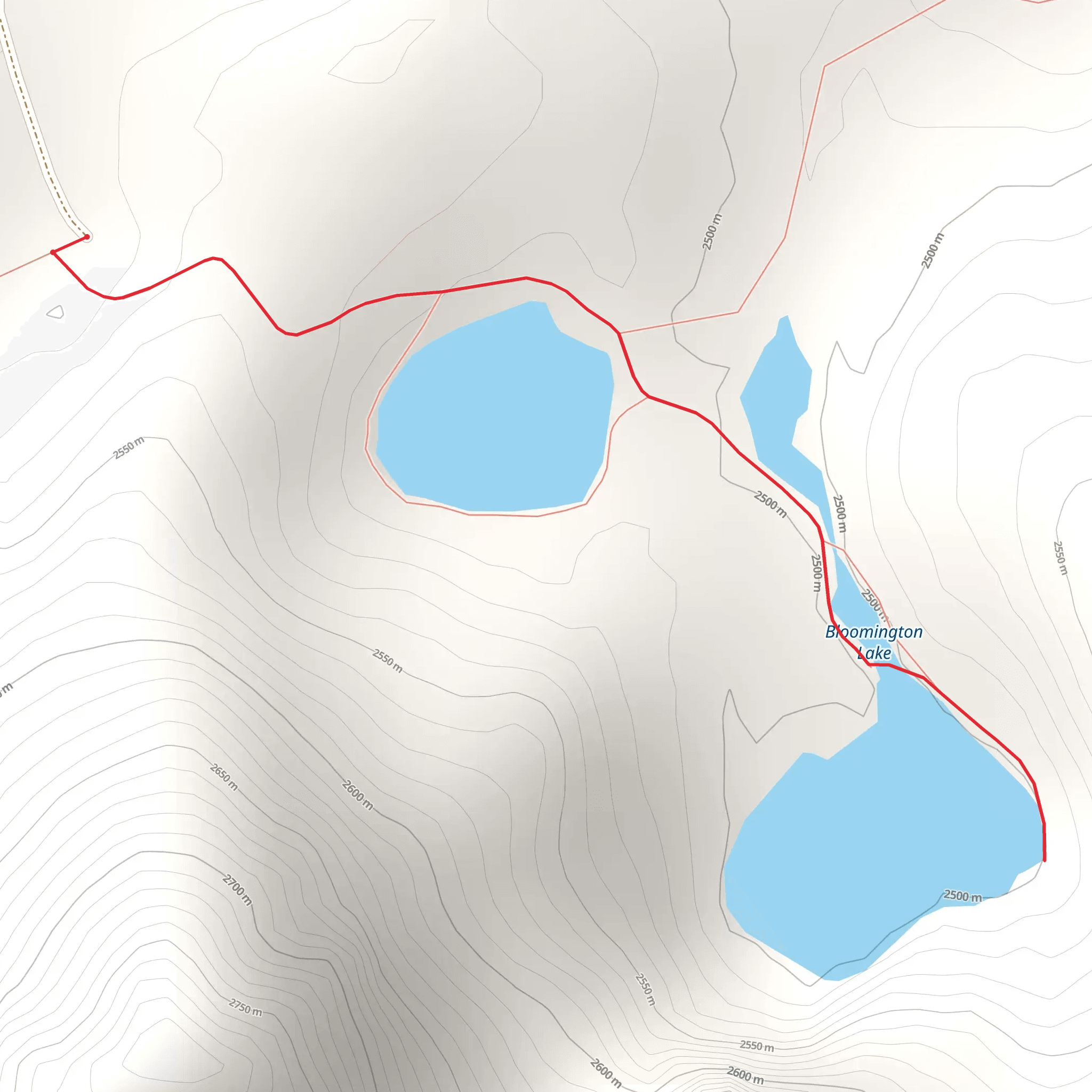 Bloomington Lake mobile static map