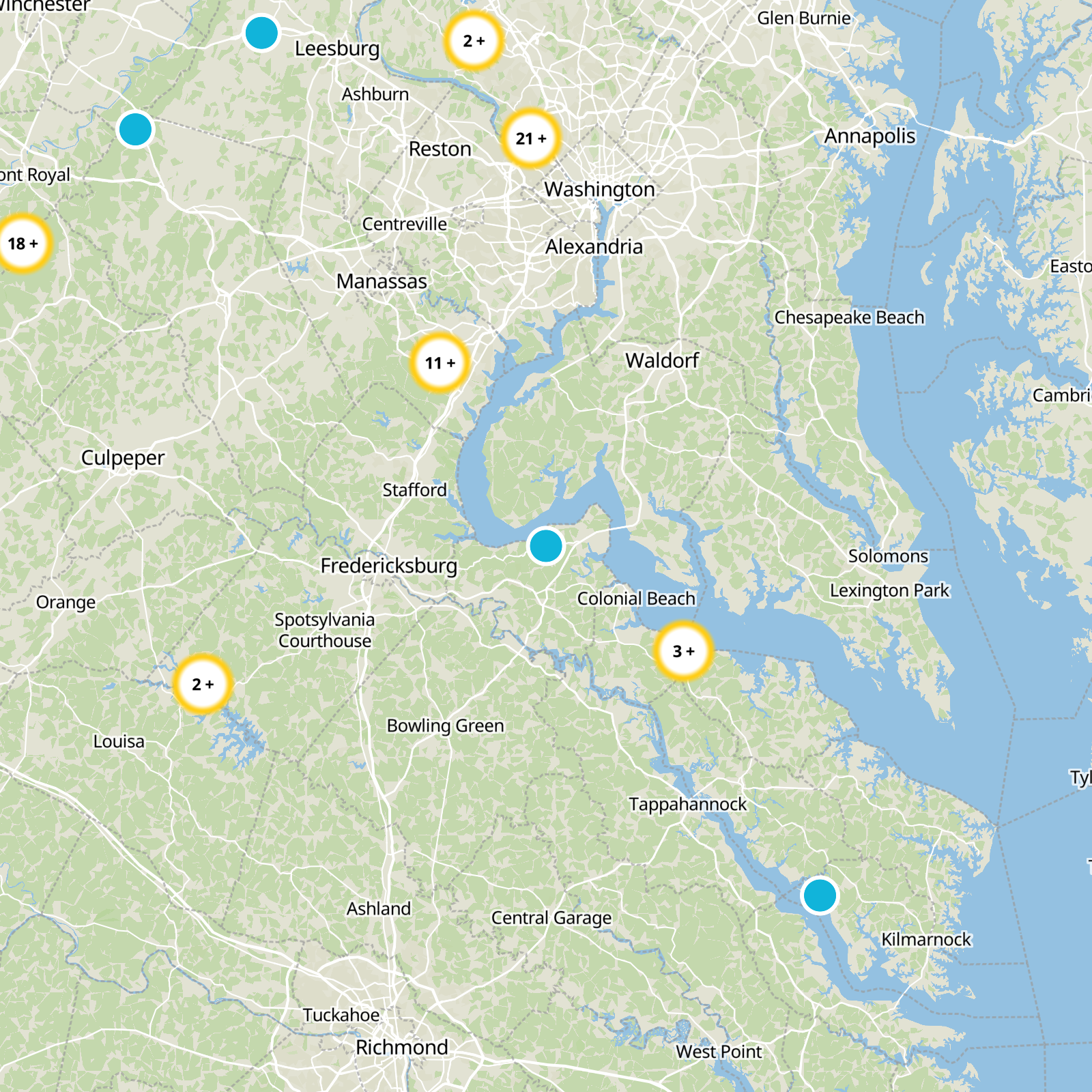 King George County Static Map