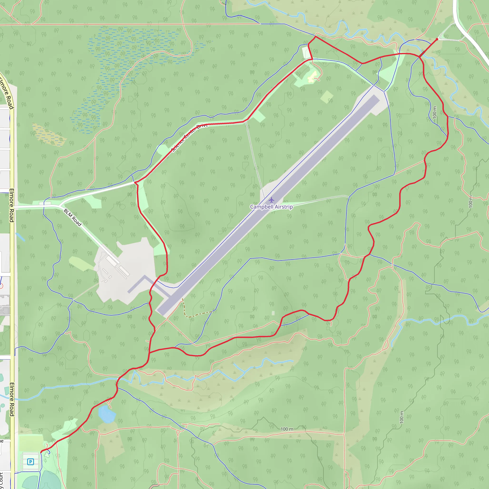 Tour of Anchorage Loop mobile static map