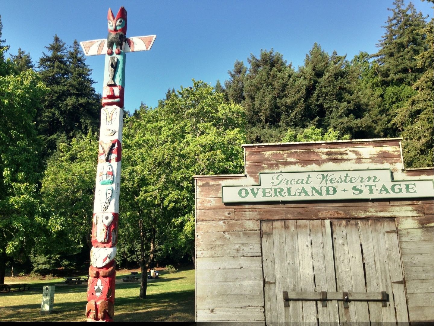 An image depicting the trail Harvey West via Old Stage Trail and its surrounding area.