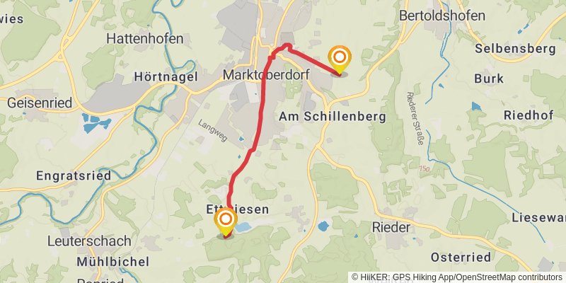 Wasserläufer - Route alt 6 Map