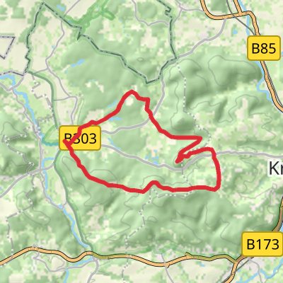 Mitwitz and Heunischenburg Loop mobile static map