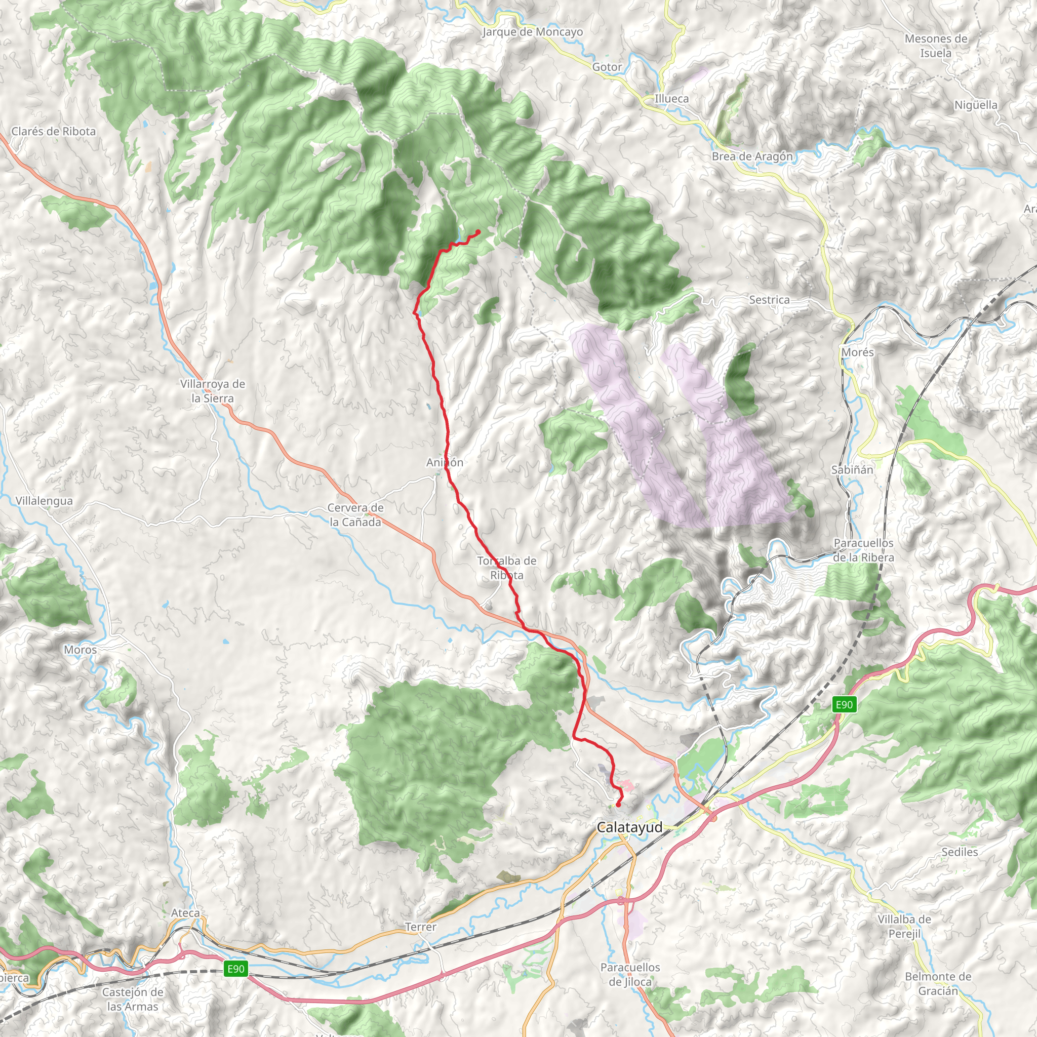 Ribota Valley PR Z 096-a mobile static map