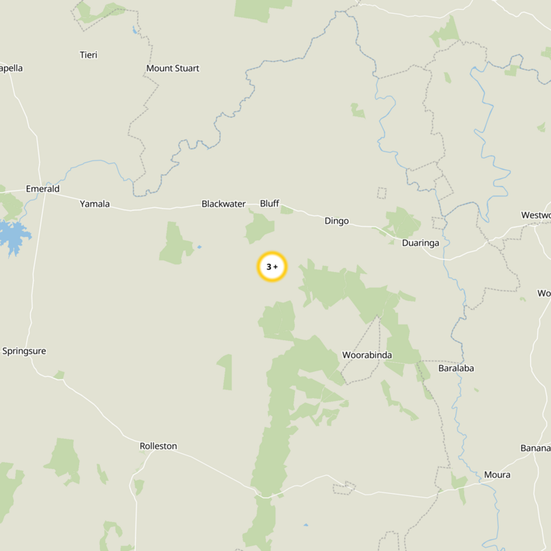 Central Highlands Regional Static Map