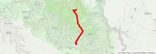 Southwestern Horseshoe Trail alt 1 Map