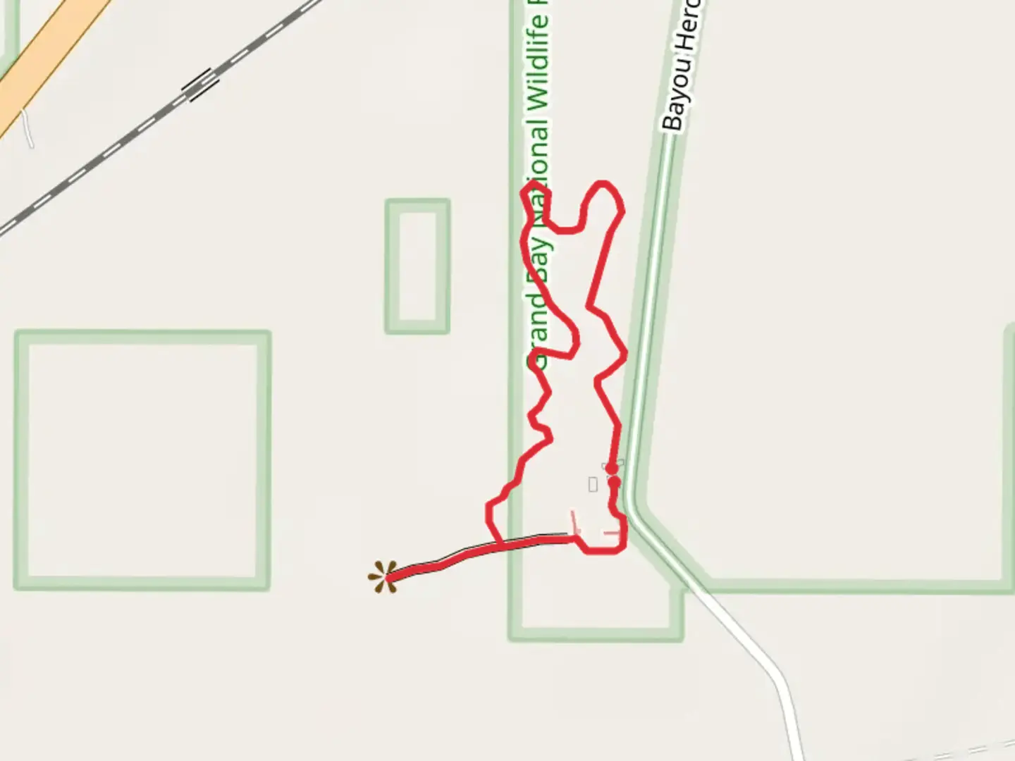 An image depicting the trail Wet Savannah Trail and its surrounding area.