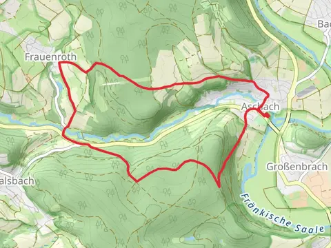 Aschach to Frauenroth Loop
