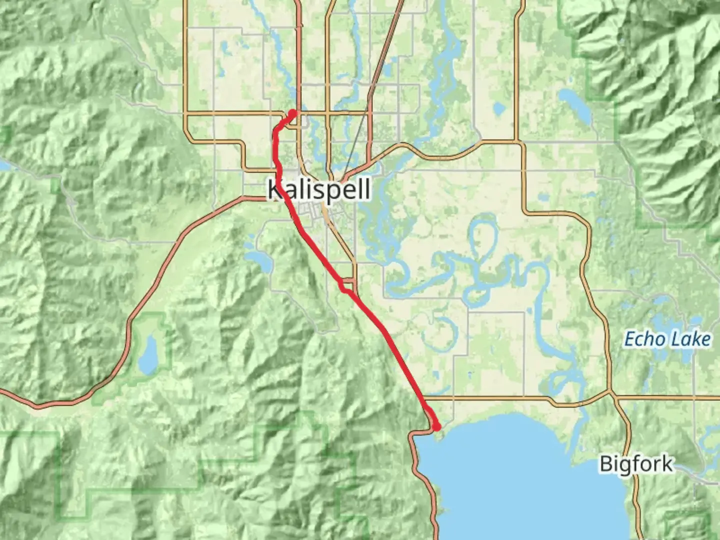 An image depicting the trail Rails to Trails Walk and its surrounding area.