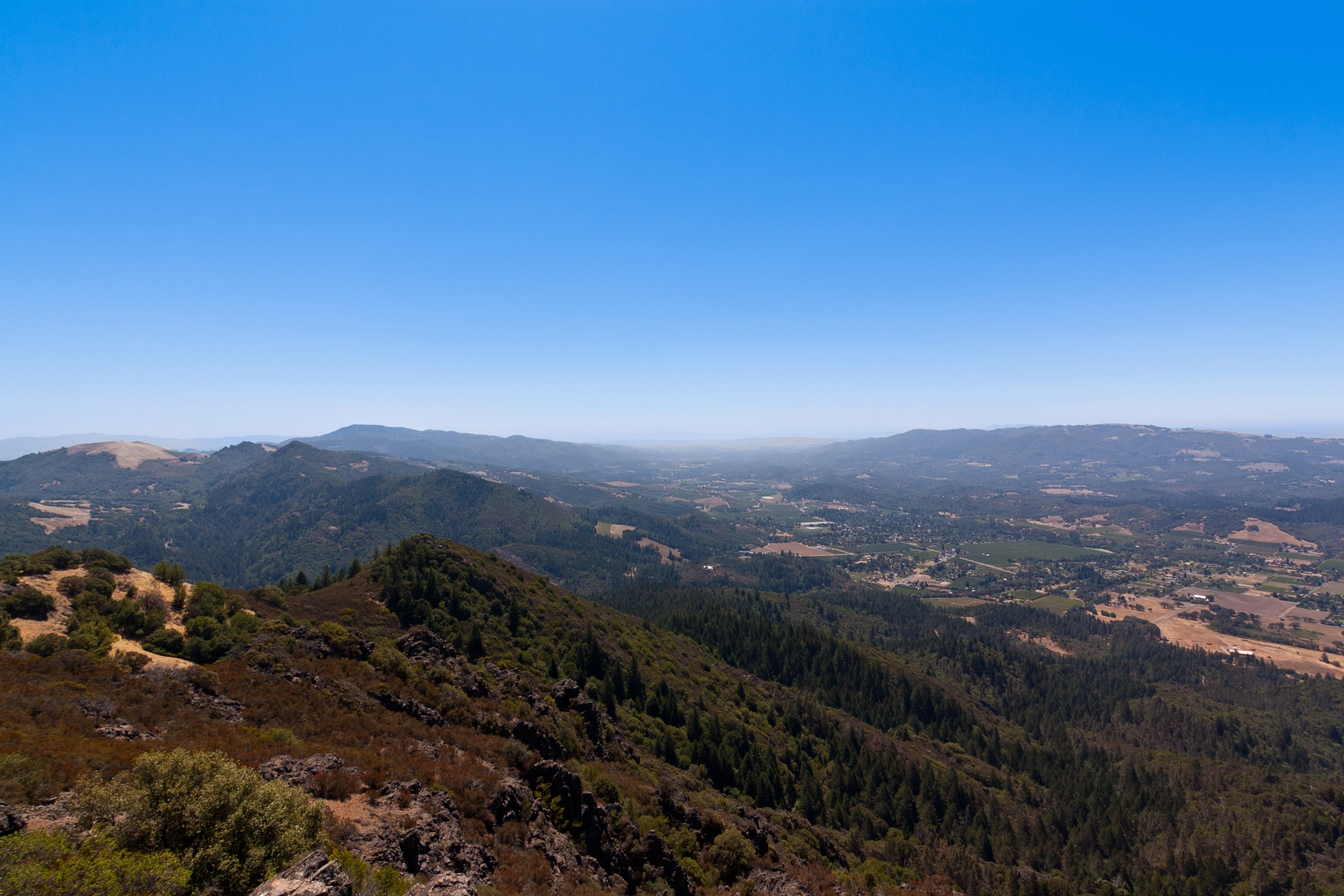 An image depicting the trail Mount Hood via Santa Rosa Creek Trail and its surrounding area.