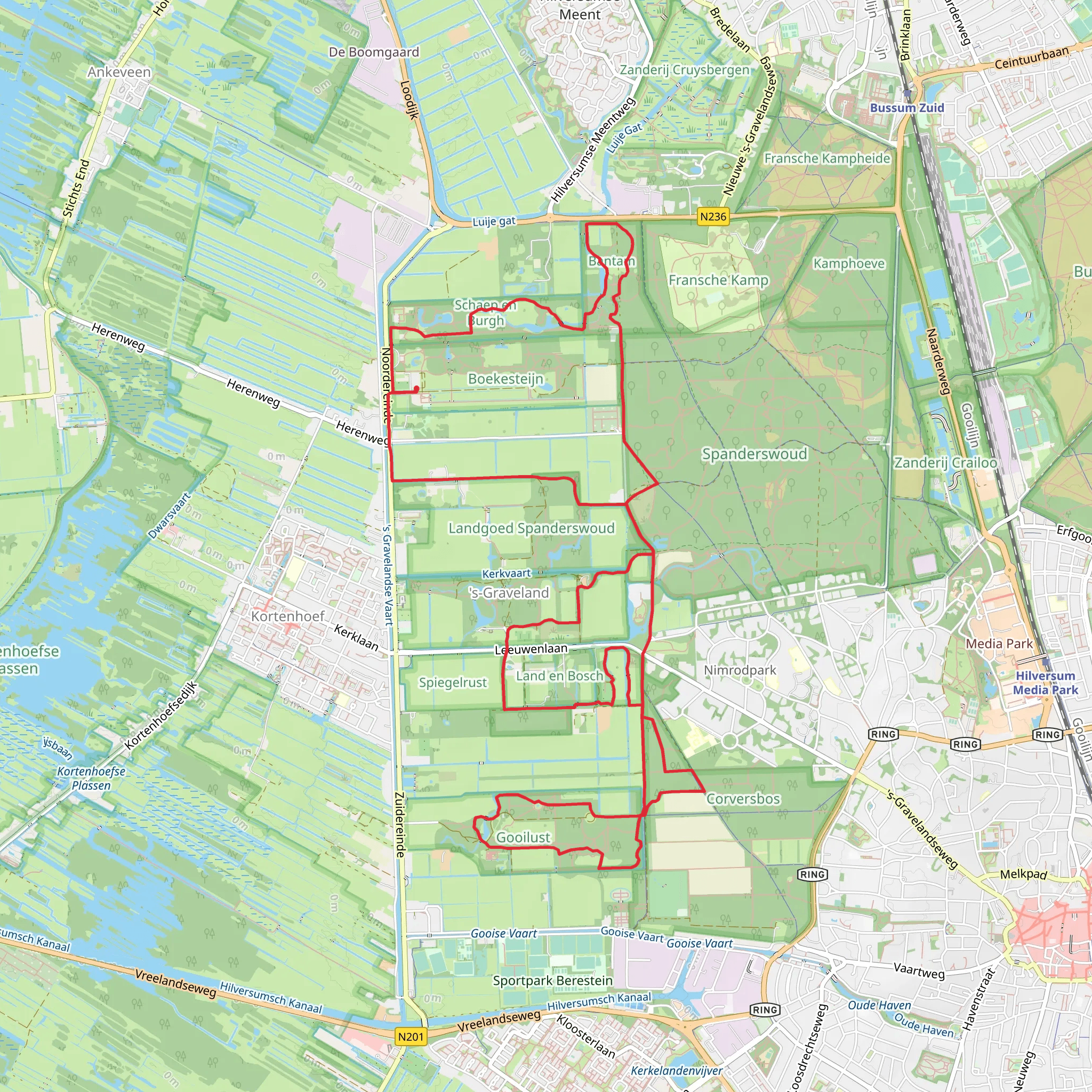 Bantam, Jagtlust and Stofbergen Loop mobile static map