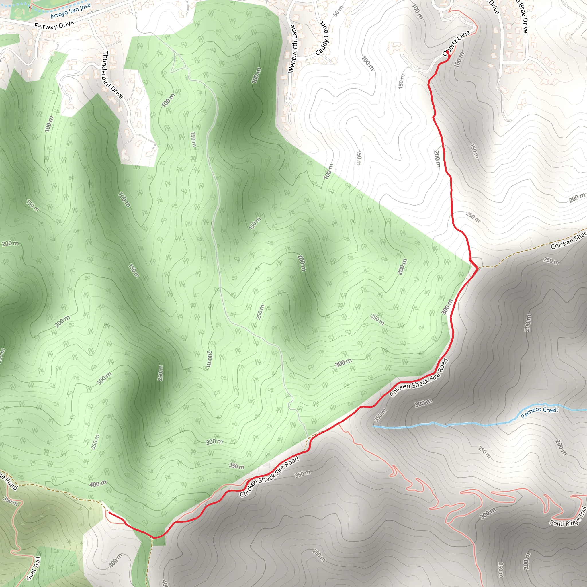Big Rock Ridge Road mobile static map