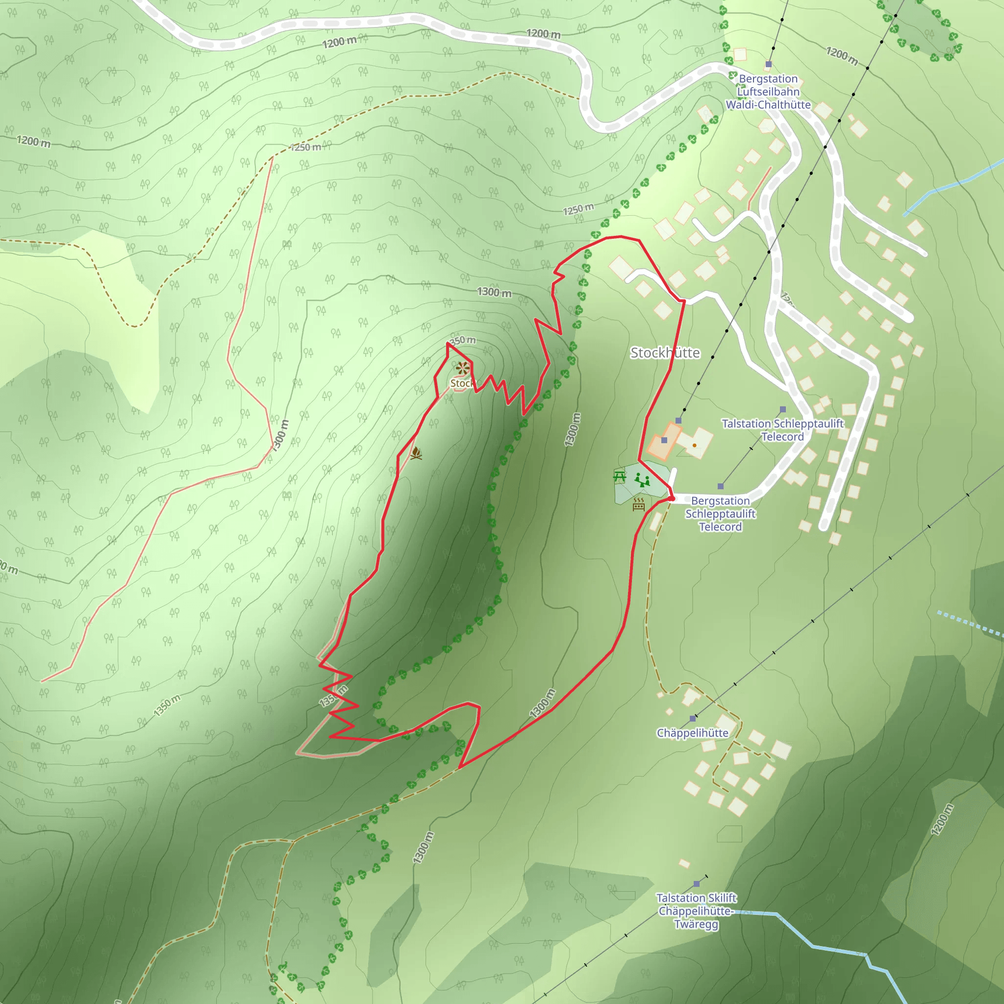 Atupri-Weg - Rundweg mobile static map