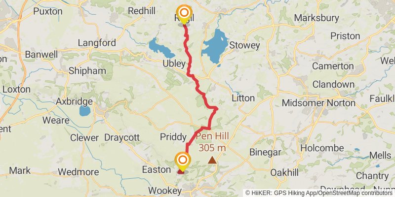 Monarch's Way stage 24 Map