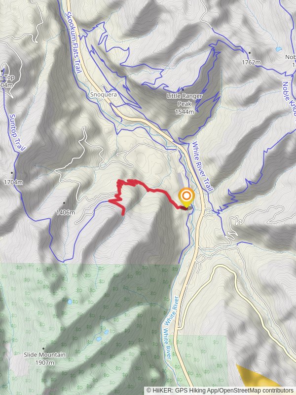 Doe Falls via Suntop Trail - Ranger Creek State Airport