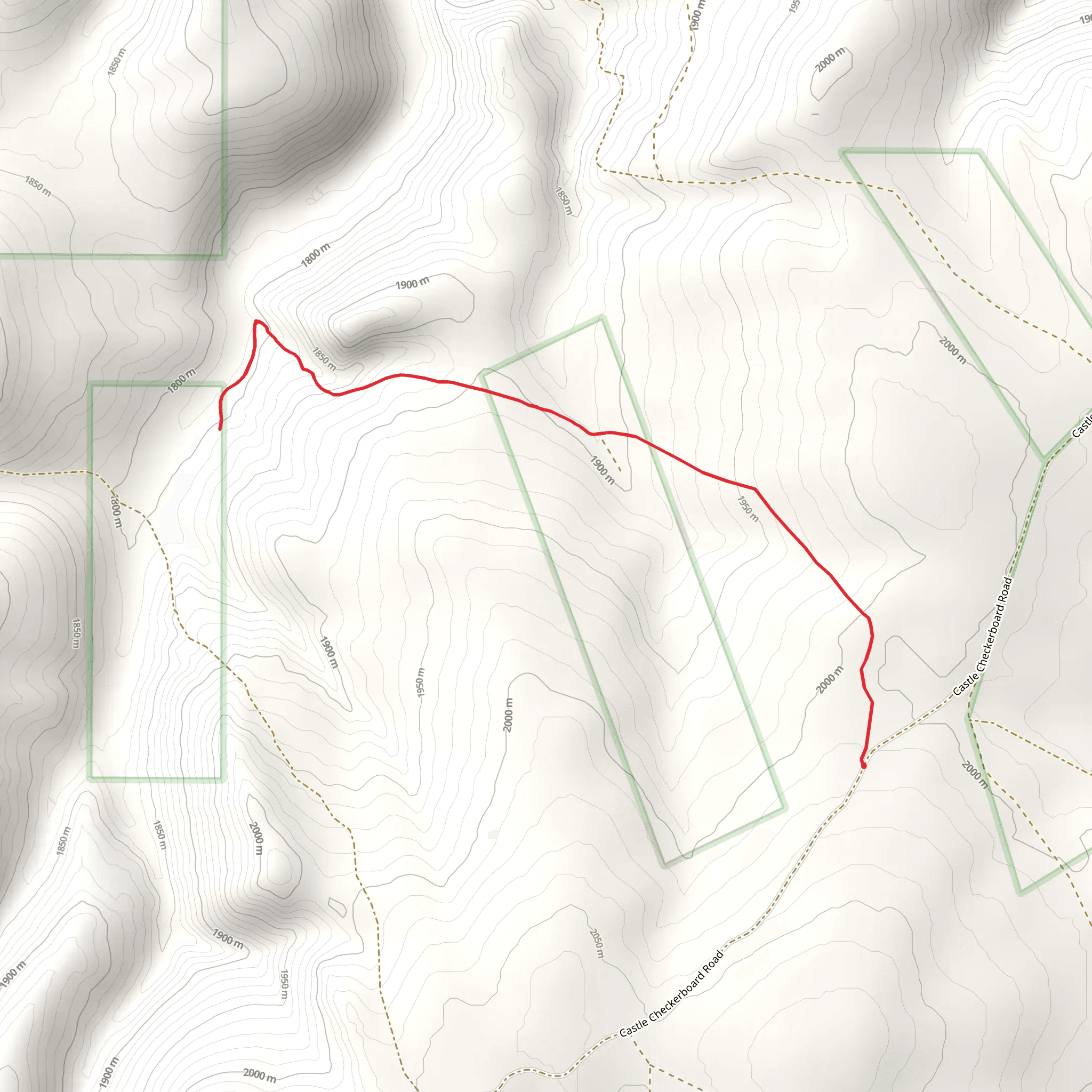 Thorsen Pond Trail mobile static map