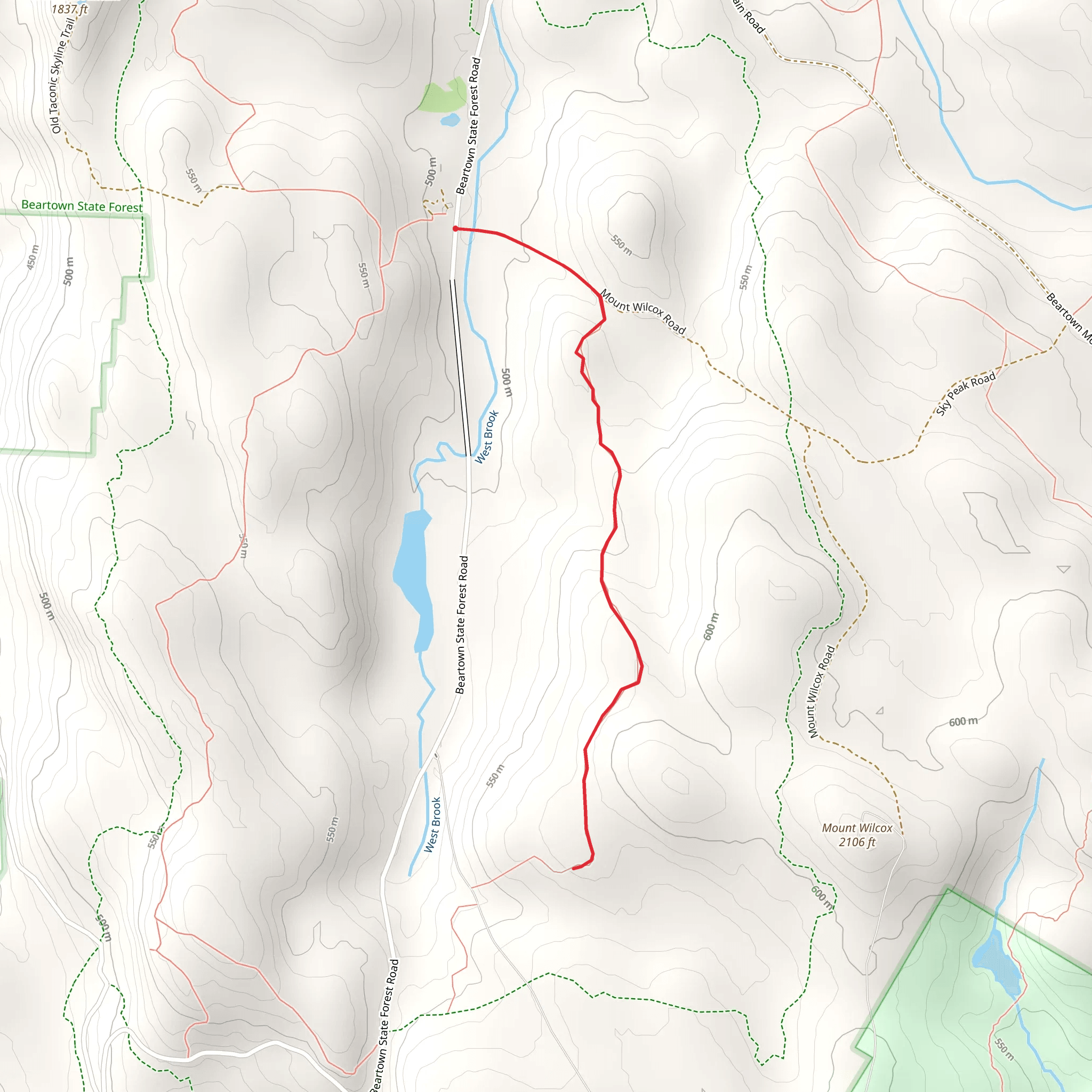 Turkey Trail mobile static map
