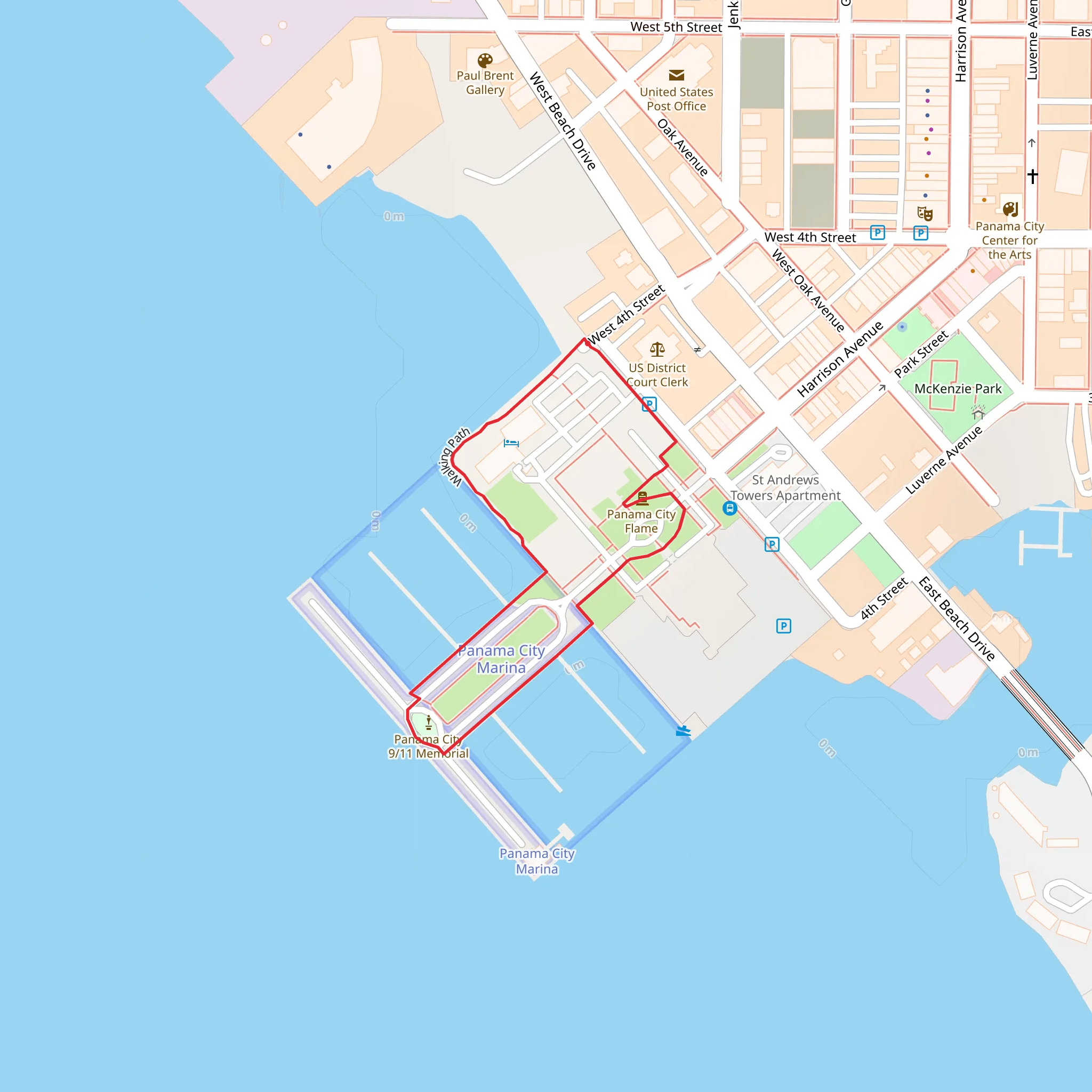 West Government Street Loop mobile static map
