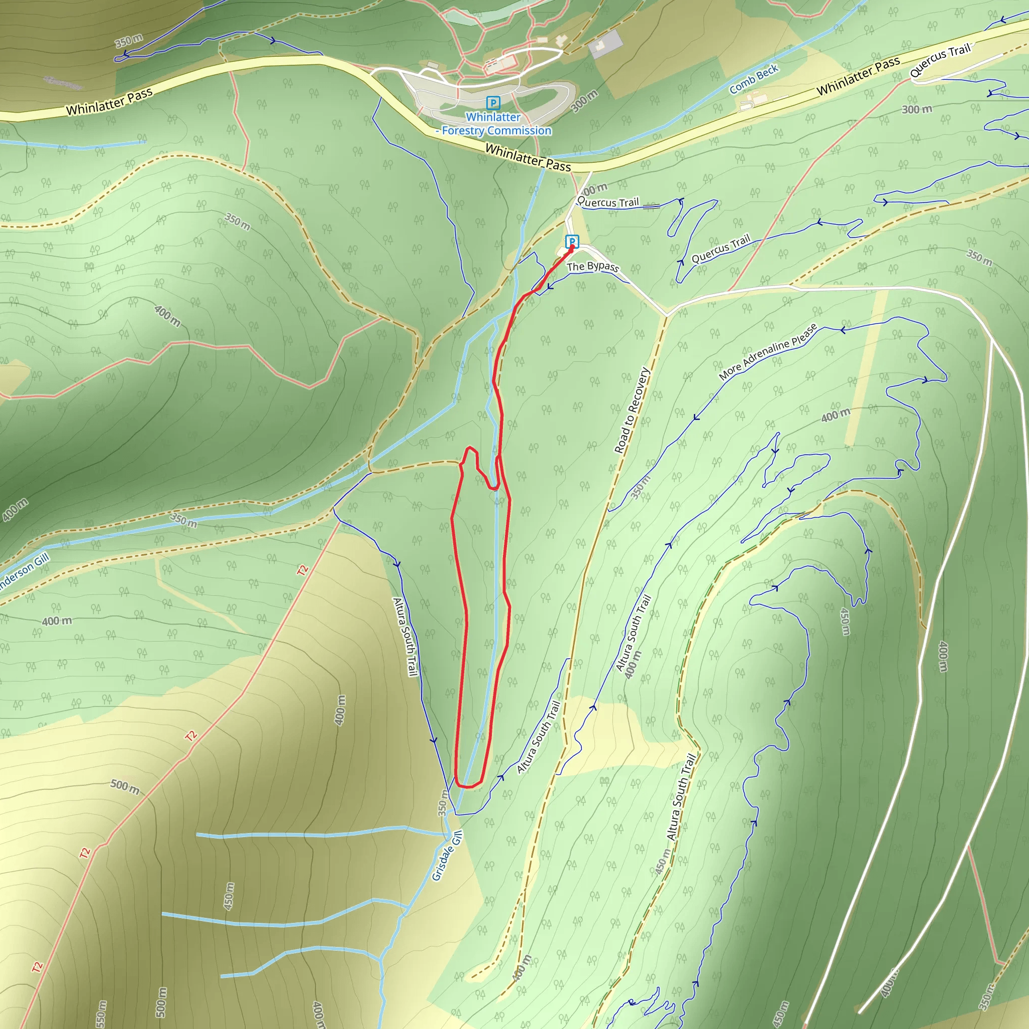 Revelin Moss Trail mobile static map