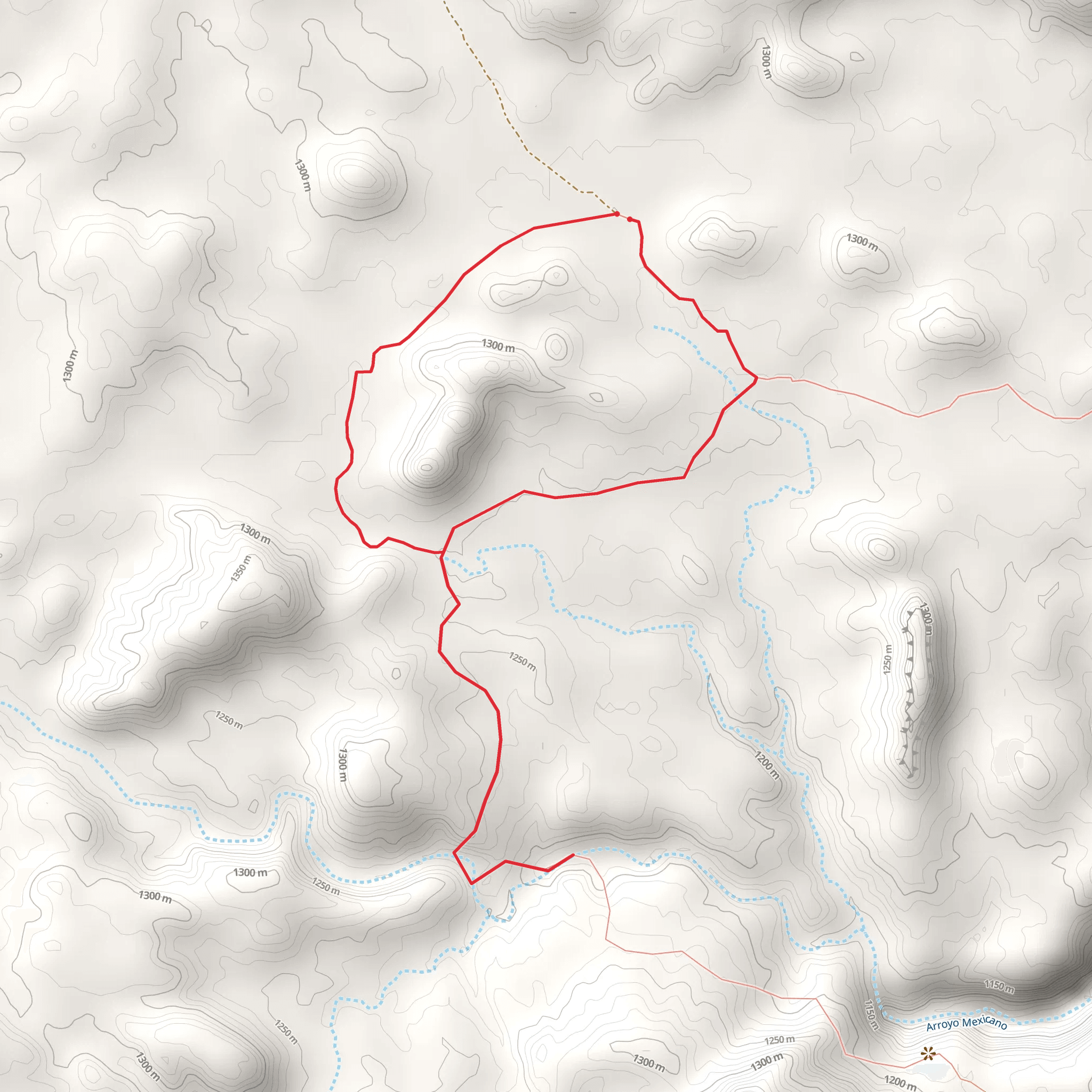 Smith House Spring and Chilicote Loop mobile static map