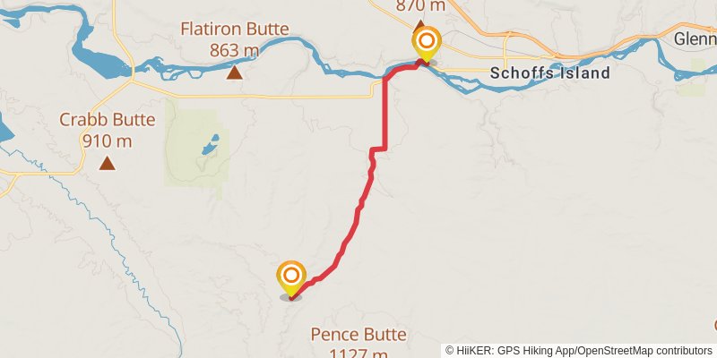 Ultra Pedestrian North Loop stage 73 Map