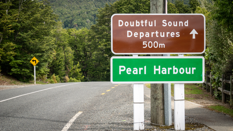 Pearl Harbour to Hope Arm Track