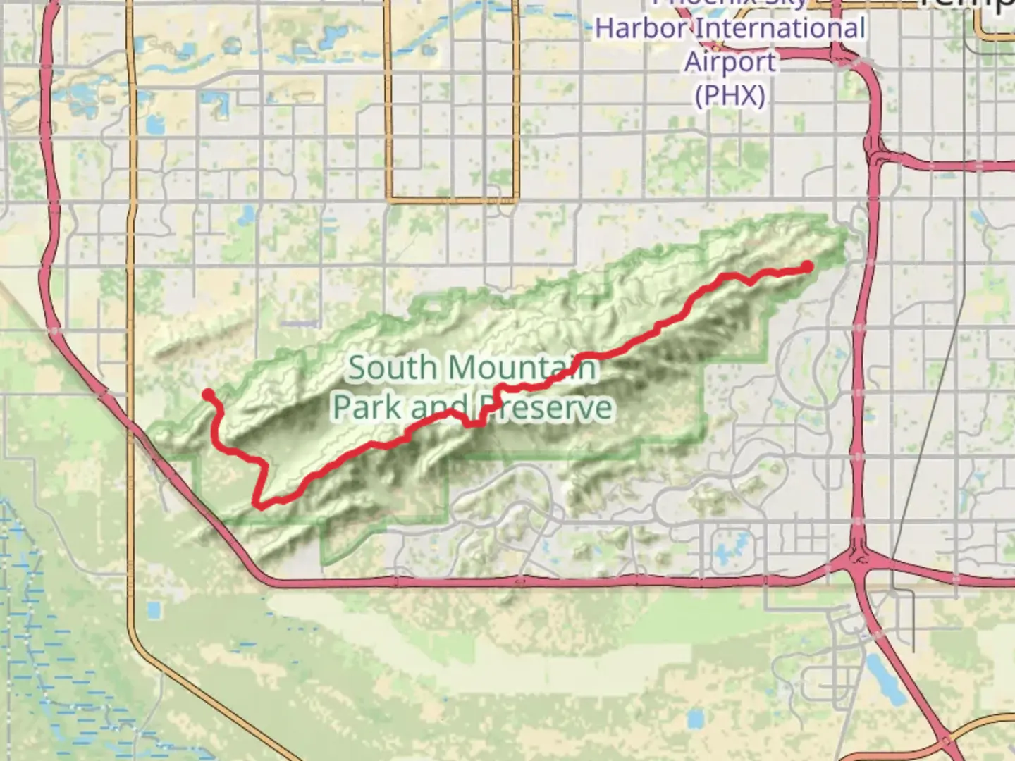 An image depicting the trail National Trail - Guadalupe and its surrounding area.