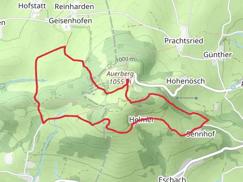 Auerberg, Romische Walle and Buffernandel Loop via Jagersteig