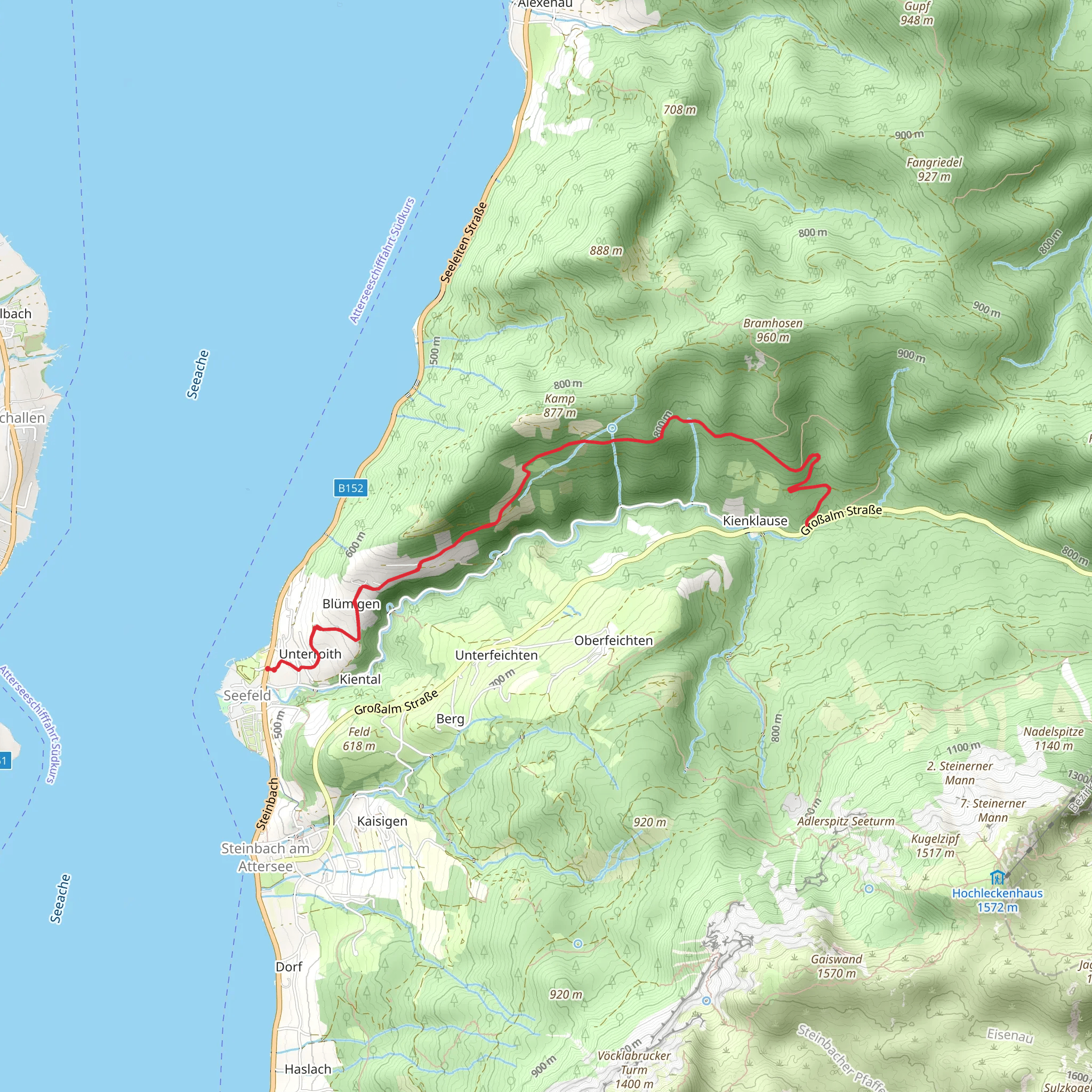 Bramhosenweg mobile static map