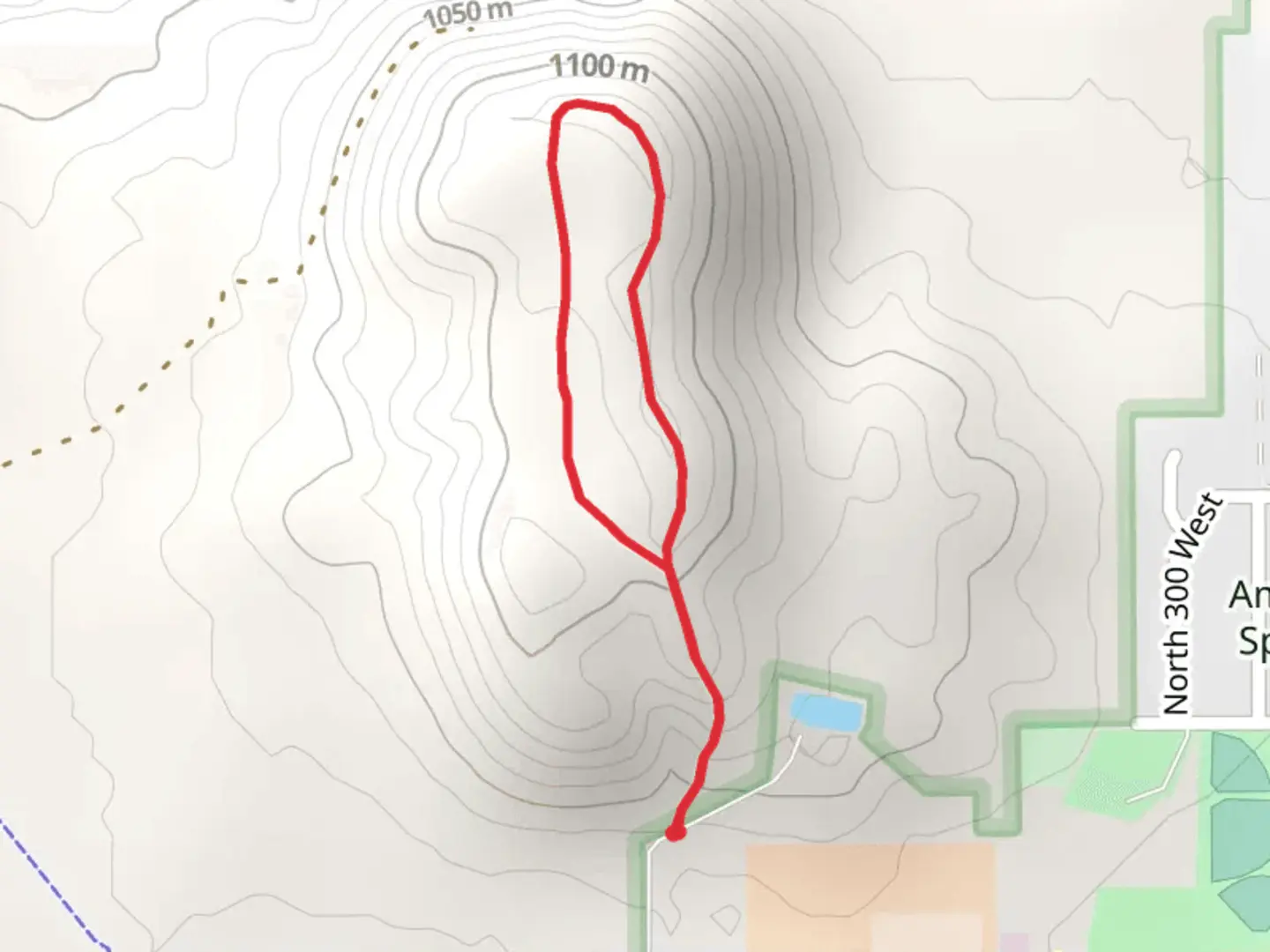 An image depicting the trail East Cinder Knoll Trail and its surrounding area.