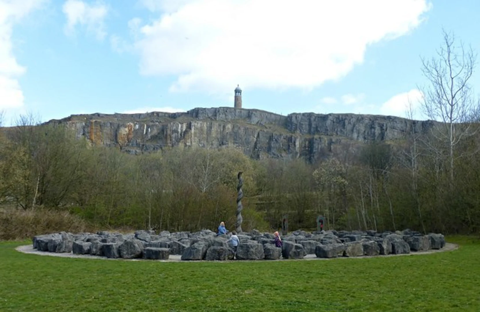 An image depicting the trail Ambergate - Crich Town to Glory Mine Loop and its surrounding area.