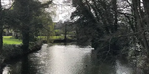 An image depicting the trail Nunnington and Harome from Oswaldkirk and its surrounding area.