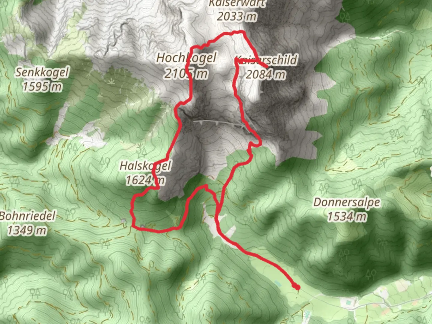 An image depicting the trail 3-Summit-tour Eisenerz and its surrounding area.