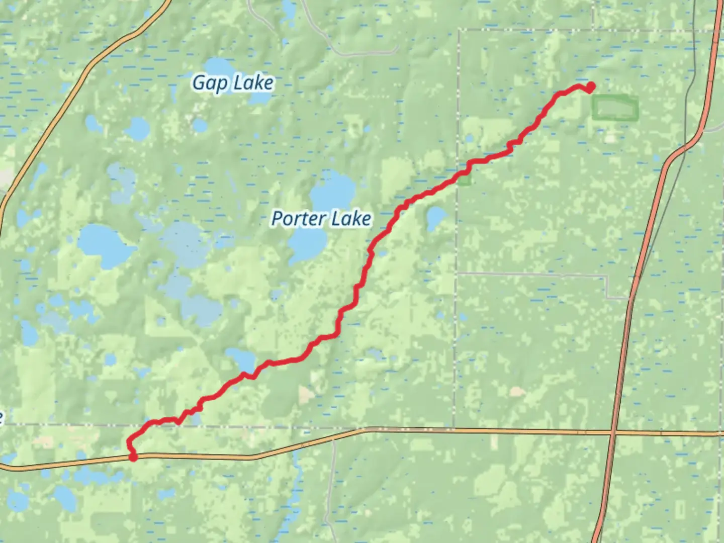 An image depicting the trail Econfina Creek - Florida Trail and its surrounding area.