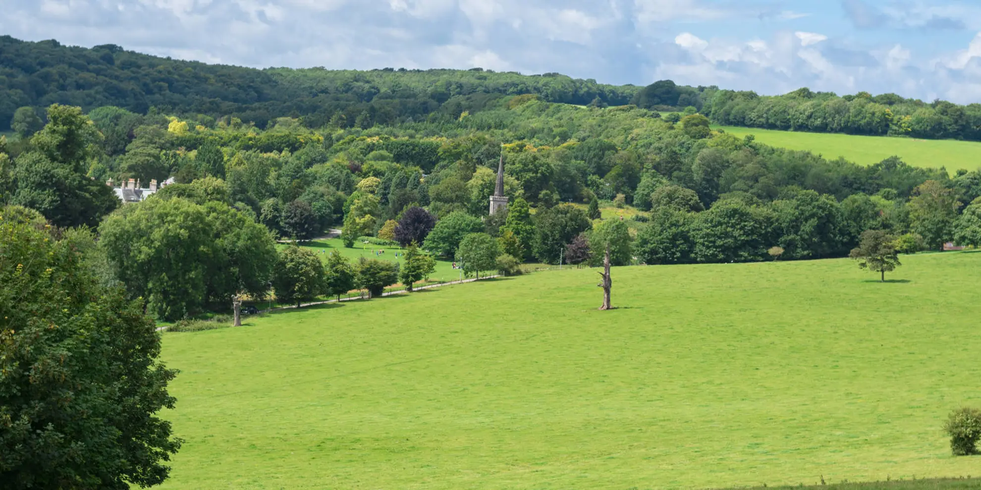 An image depicting the trail Stanmer to Streat Walk and its surrounding area.
