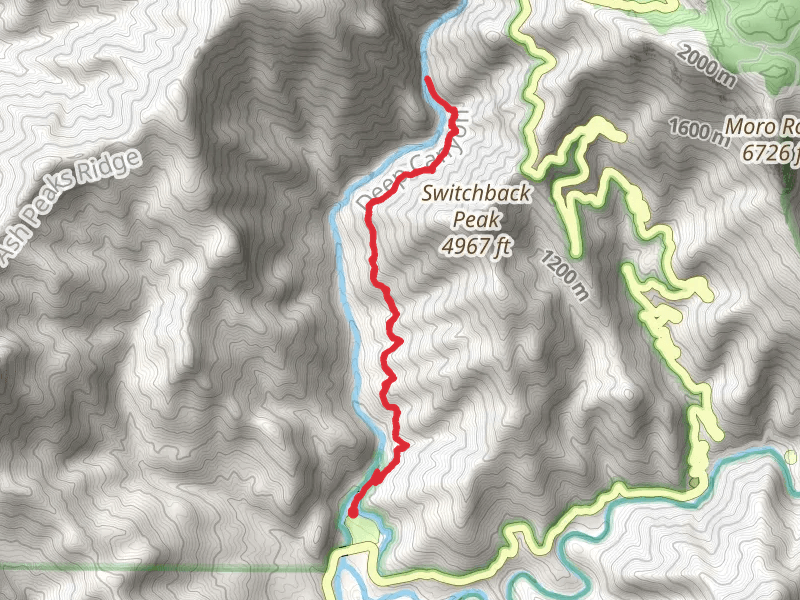 Marble Falls Trail mobile static map