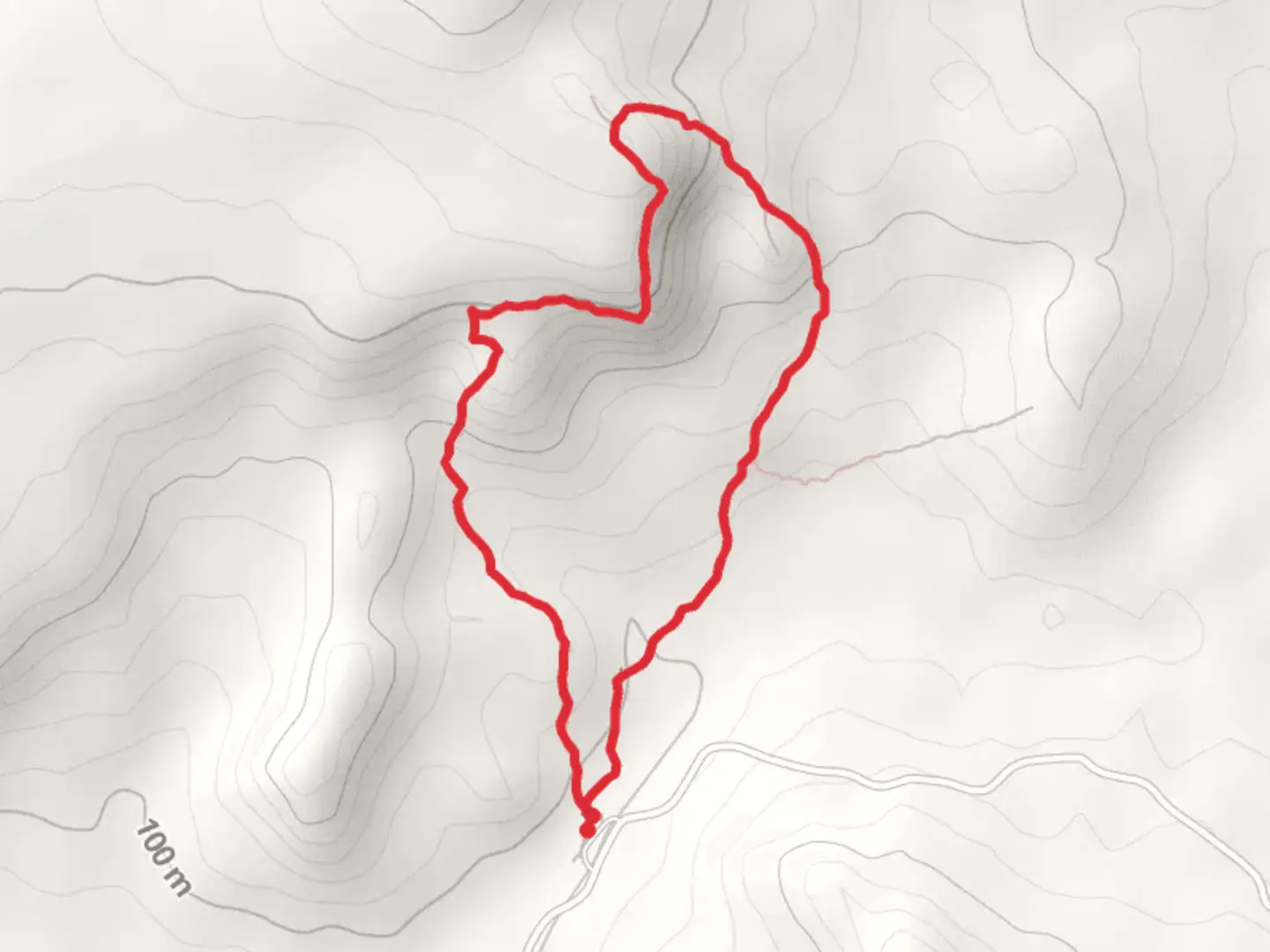 An image depicting the trail Yued Ponar Trail and its surrounding area.