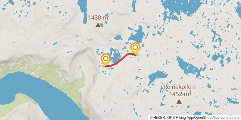 Trolltunga spur 1 Map