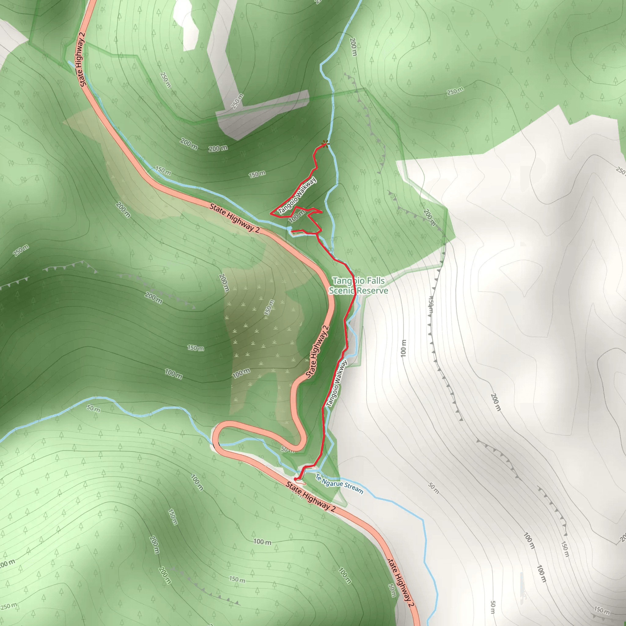 Tangoio Walkway mobile static map
