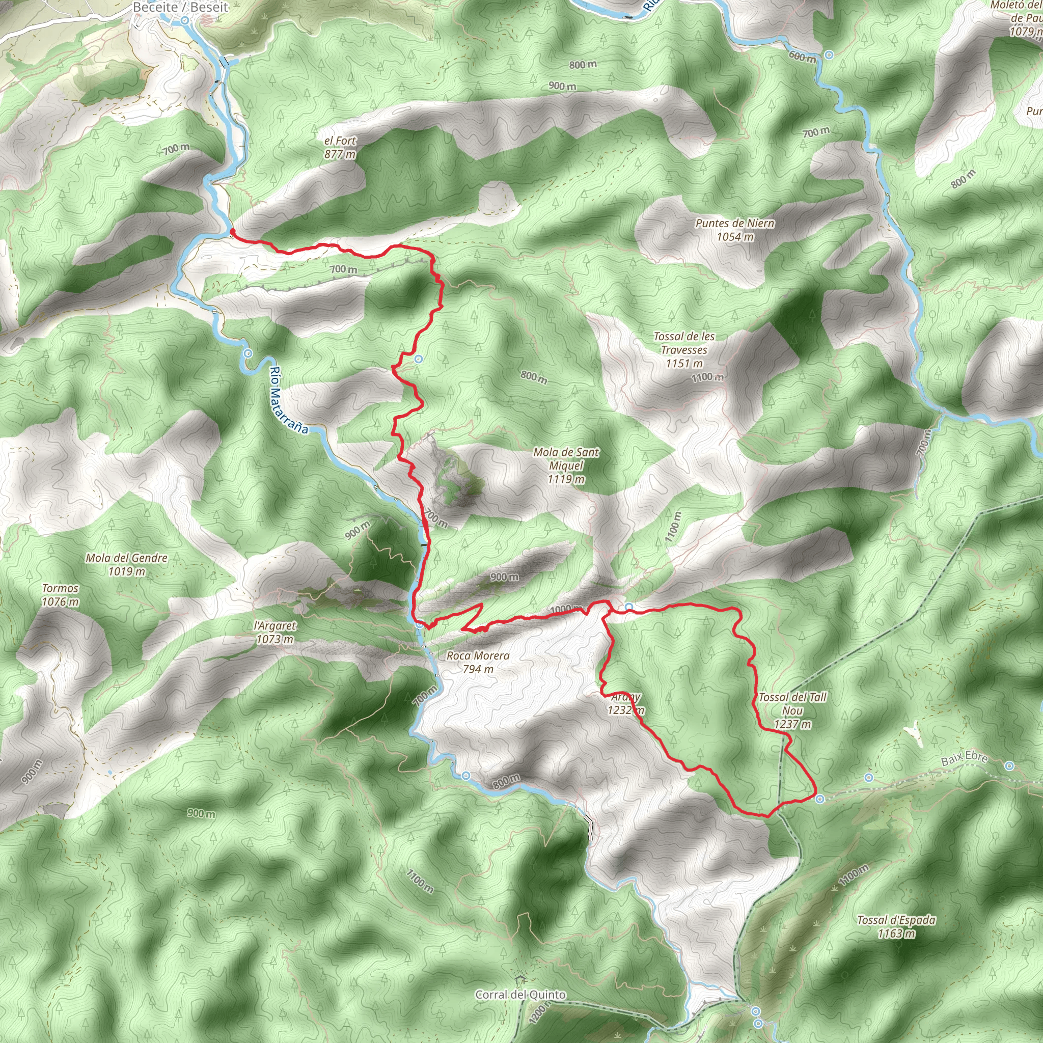 Arany moles PR TE 153 mobile static map