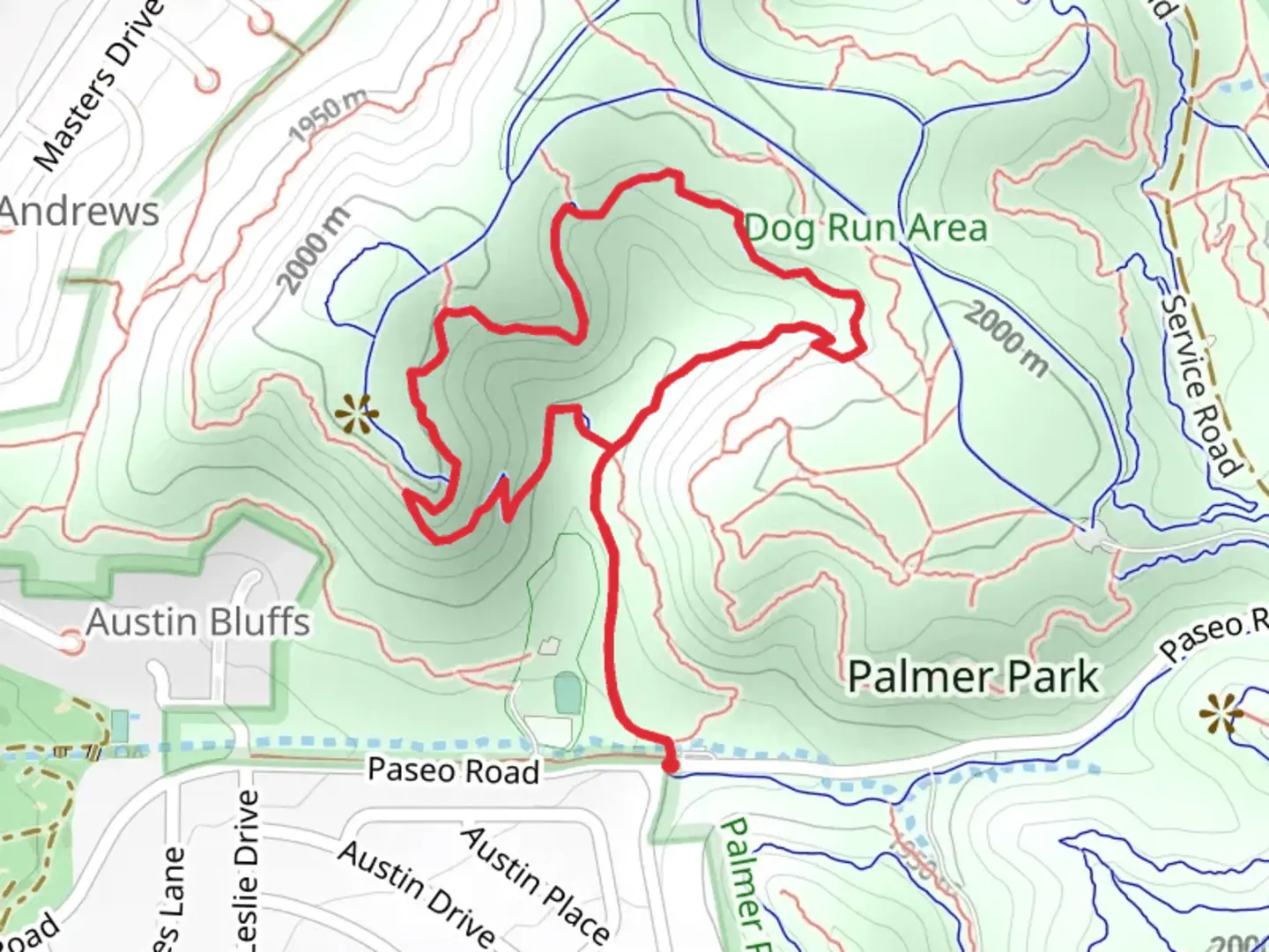 An image depicting the trail North Cañon and Edna Mae Bennet Nature Loop Trail and its surrounding area.