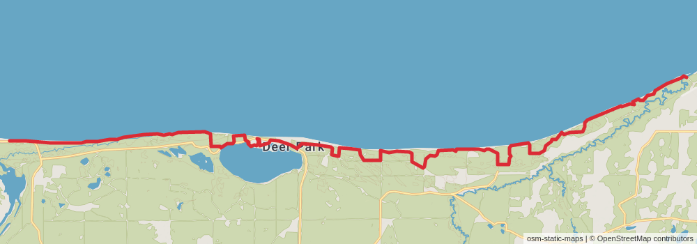 American Perimeter Trail - North Country Primary stage 89 Map