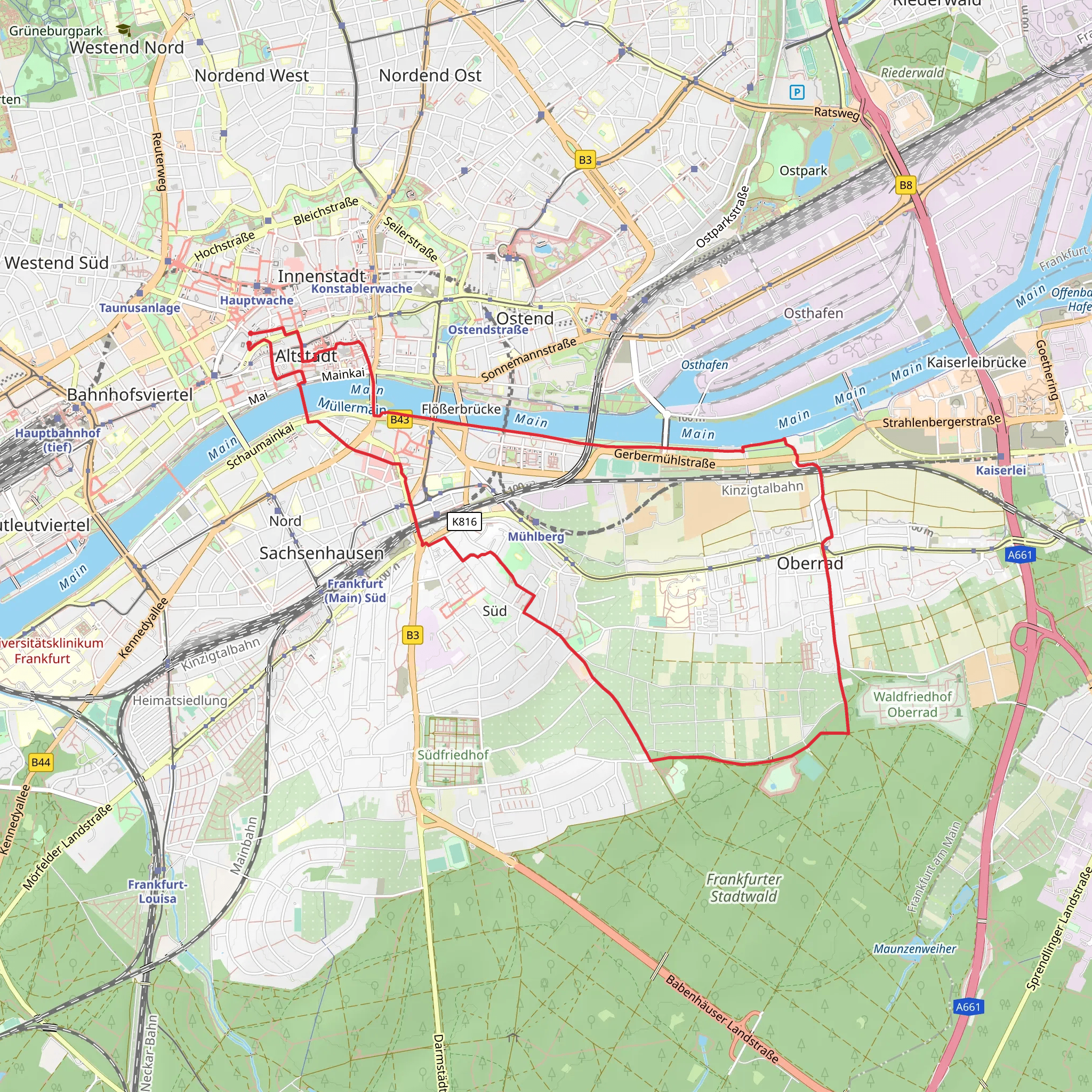 Main via Goetheweg mobile static map
