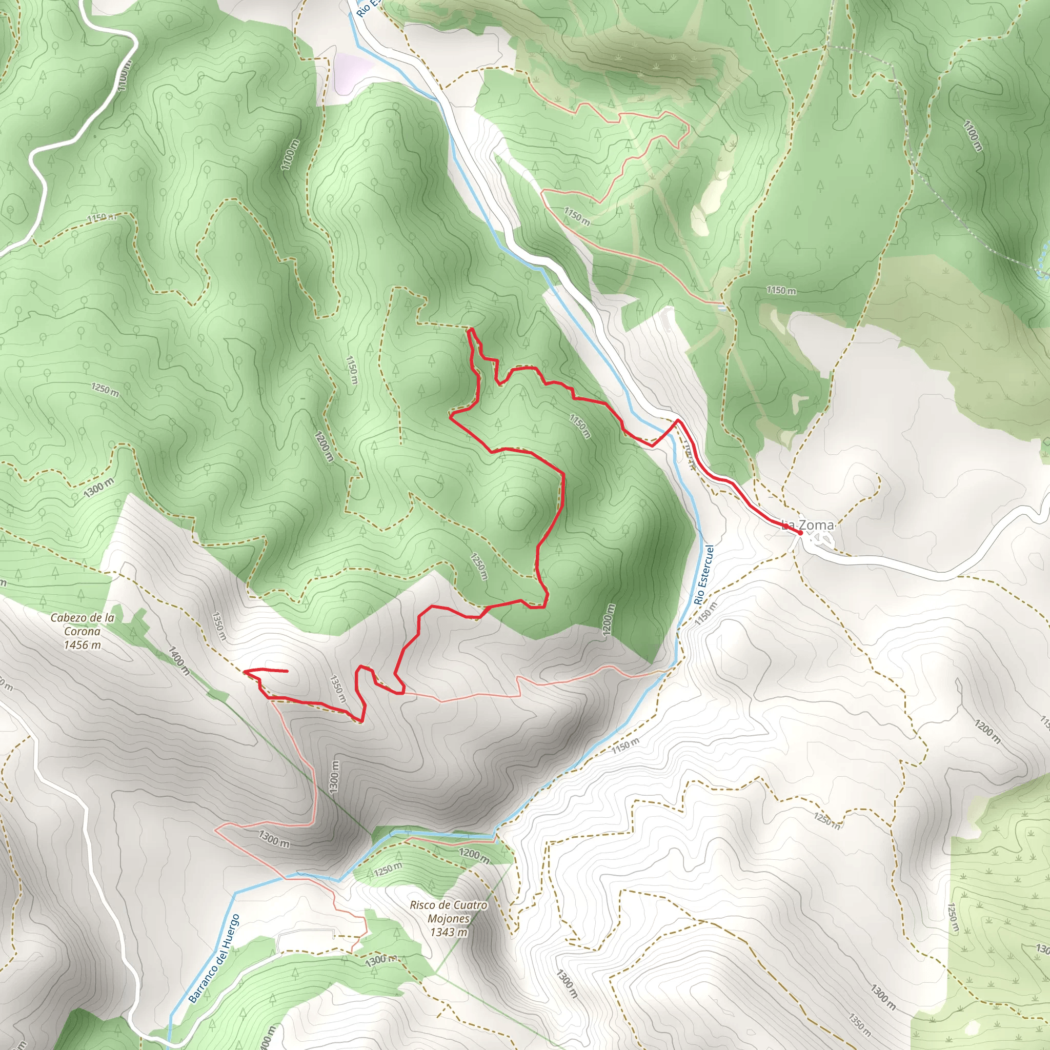 La Zoma - Hermitage of San Bernabé PR TE 104 mobile static map