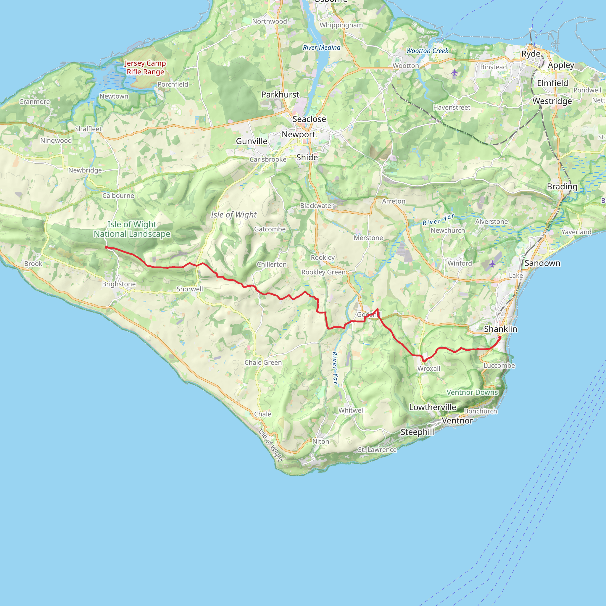 Worsley Trail mobile static map