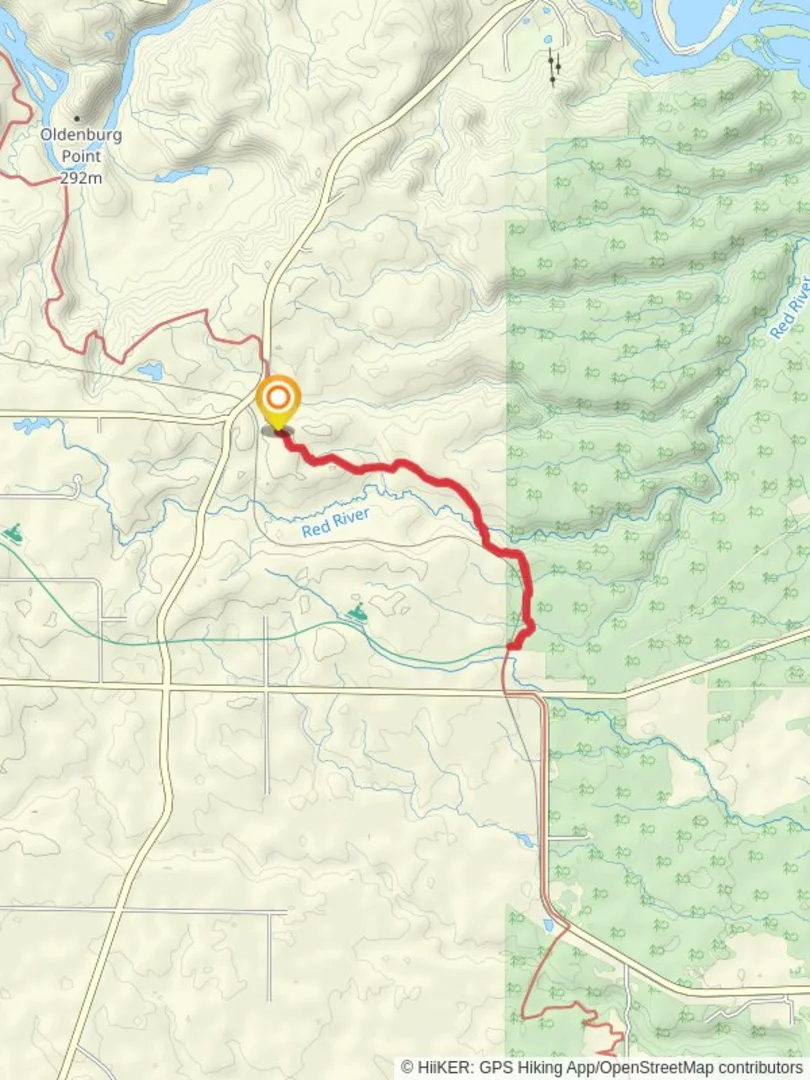 An image depicting the trail North Country National Scenic Trail - Wild Valley Road and its surrounding area.