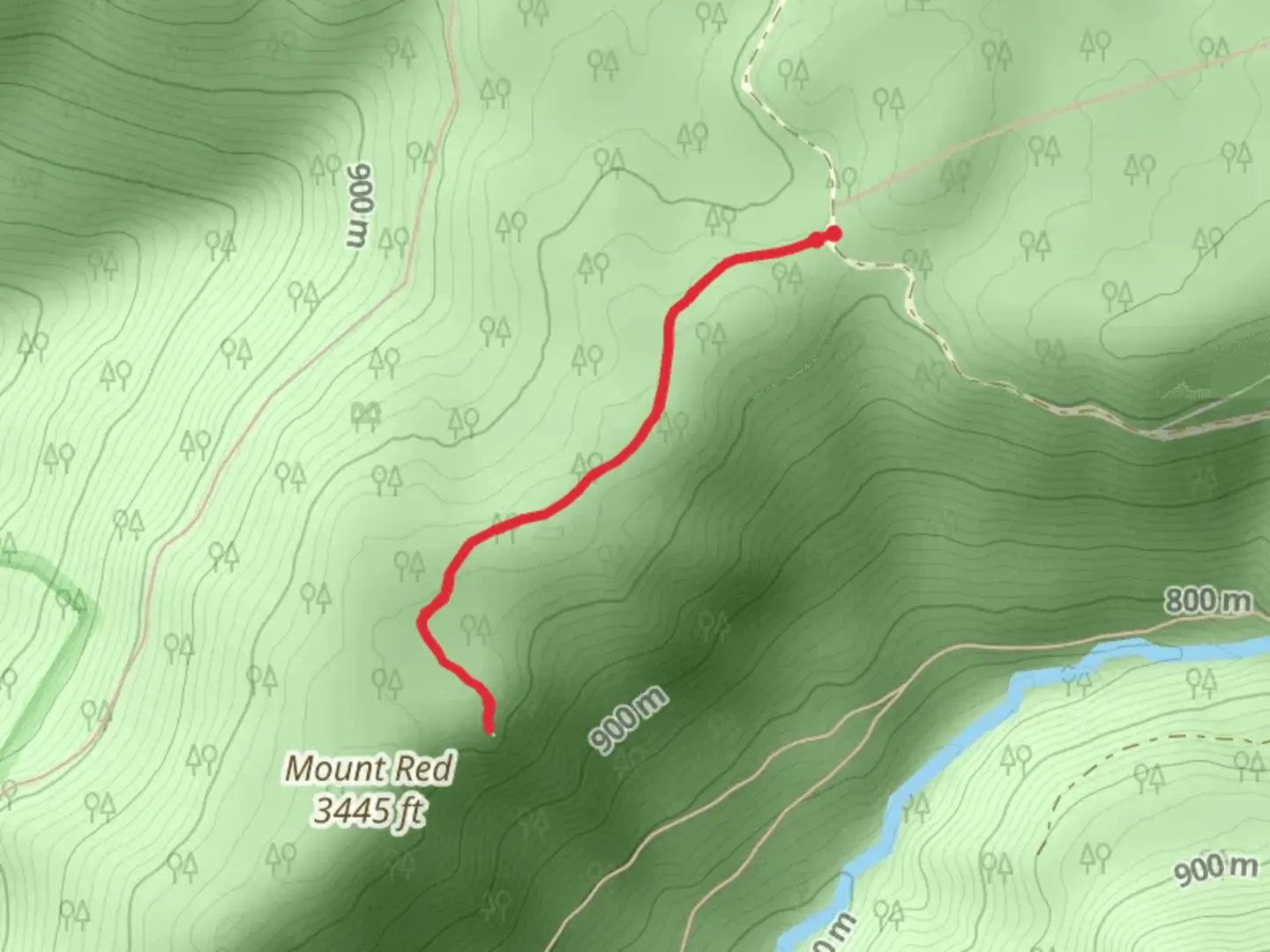 An image depicting the trail Table Rock Trail - Canaan Loop Road and its surrounding area.