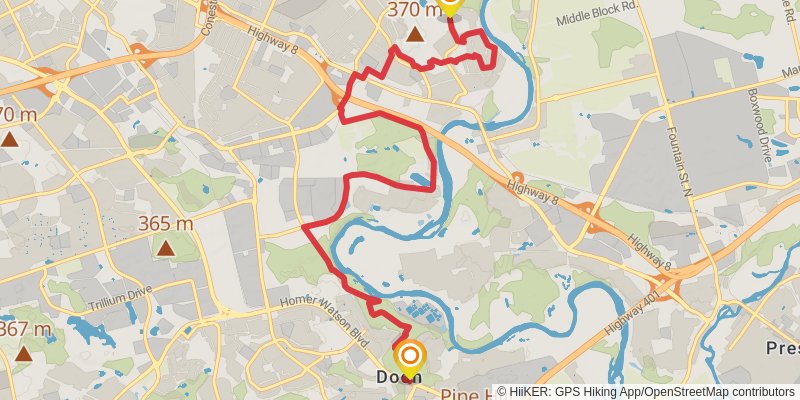 Grand Valley Trail stage 6 Map