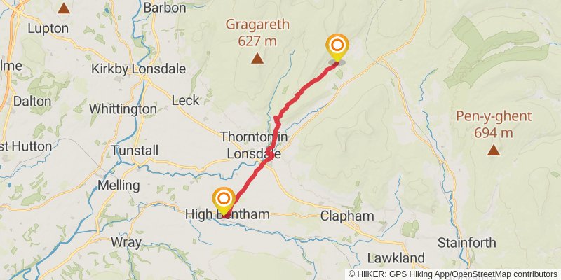 Yorkshire Round stage 15 Map