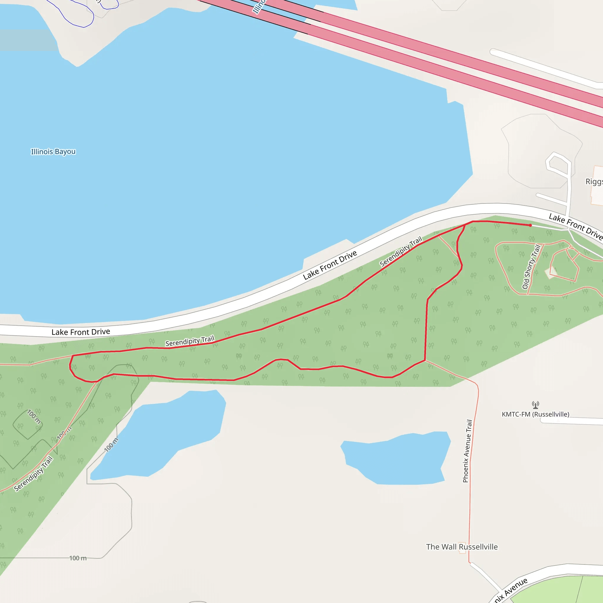 Lake Front Drive Loop mobile static map